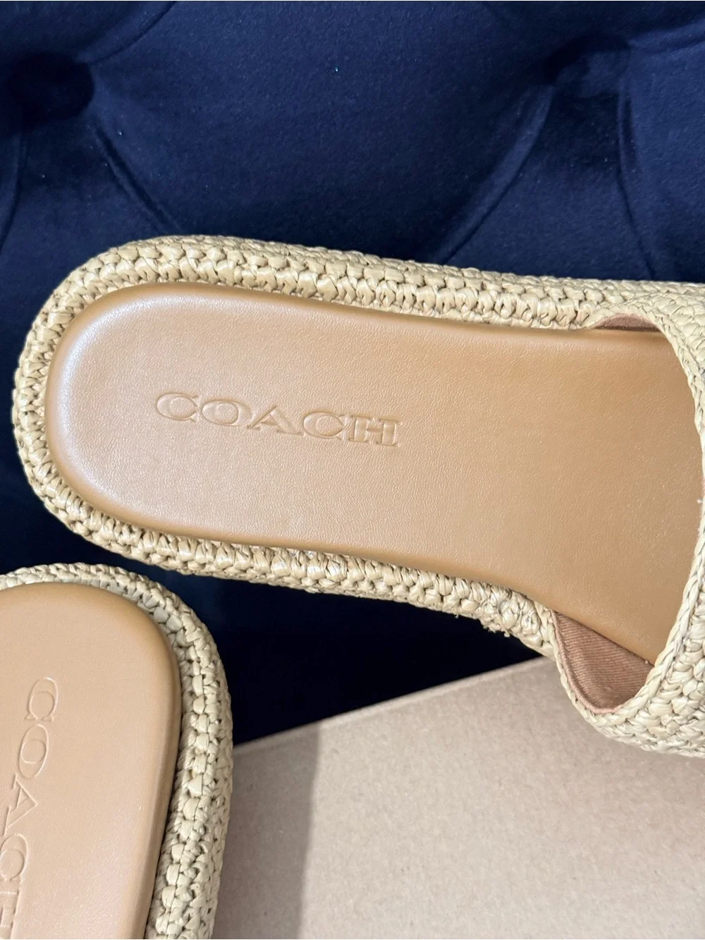 Coach chunky woven